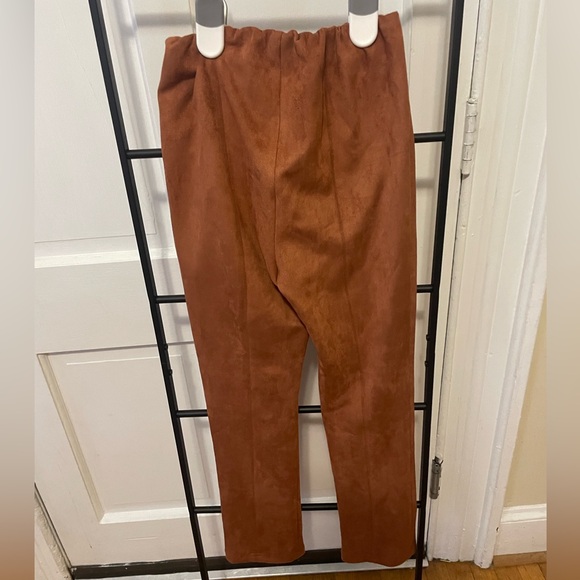 Anthropologie Avec les filles faux suede cropped leggings NWT - Picture 3 of 9
